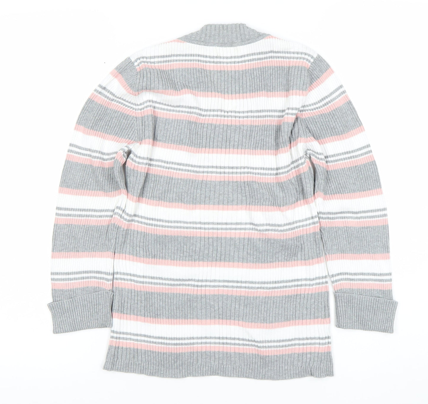 Womens UK Size 12 Papaya Multicoloured Pullover Jumper