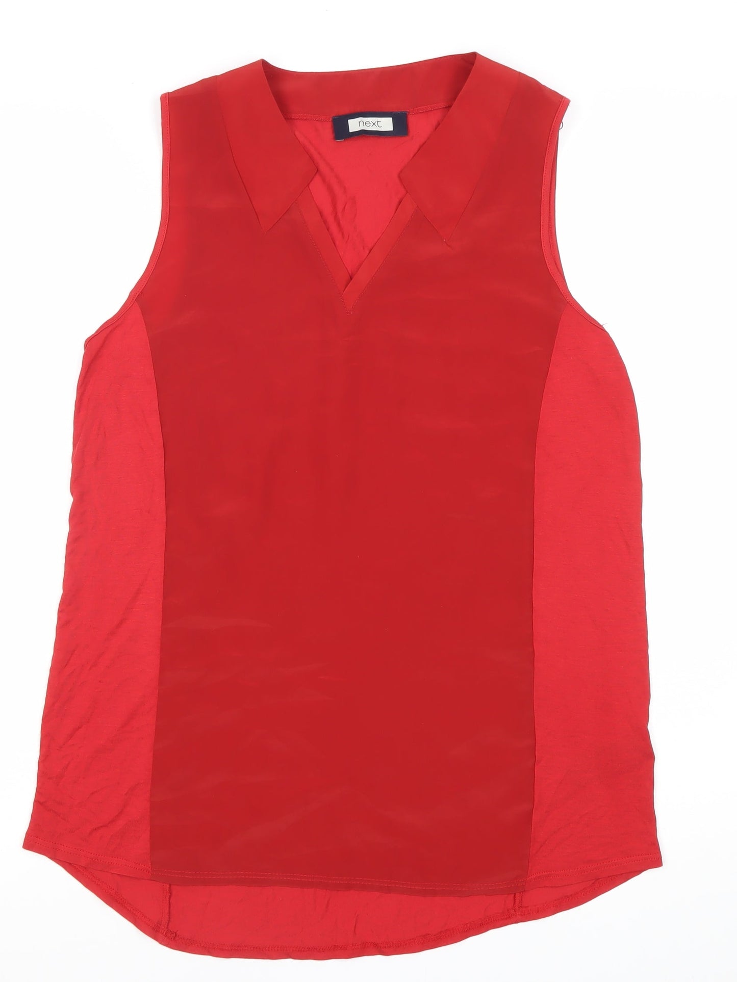 Womens UK Size 10 NEXT Red Basic Blouse