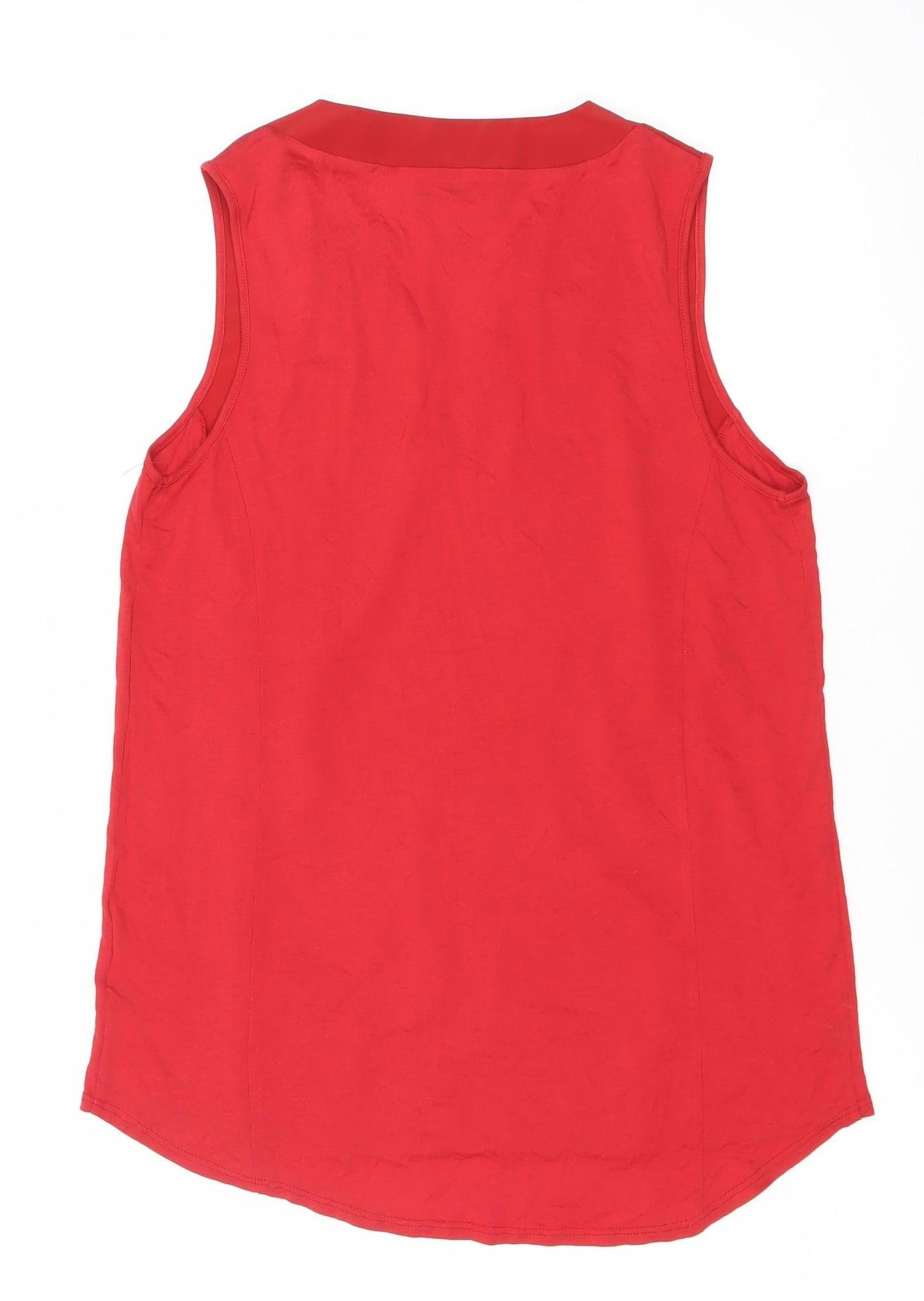 Womens UK Size 10 NEXT Red Basic Blouse