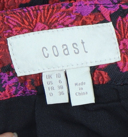 Coast Women’s Multicoloured Floral Bubble Hem Skirt UK 10