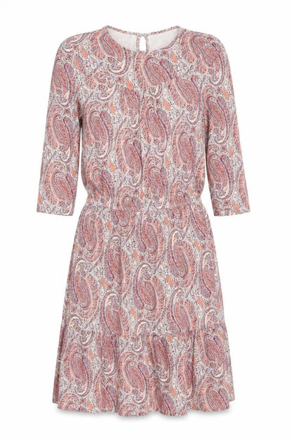 Warehouse Women’s Multicoloured Paisley A-Line Dress Size 10