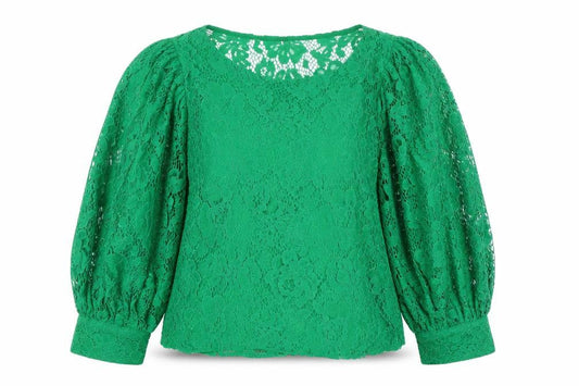 Womens UK Size S Zara Green Basic Blouse