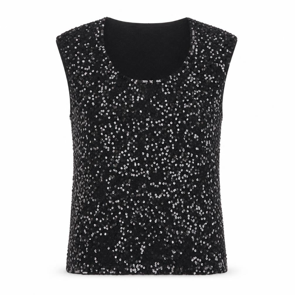 Womens UK Size XL Jaeger Black Basic Tank