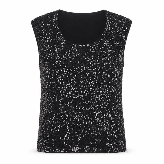 Womens UK Size XL Jaeger Black Basic Tank