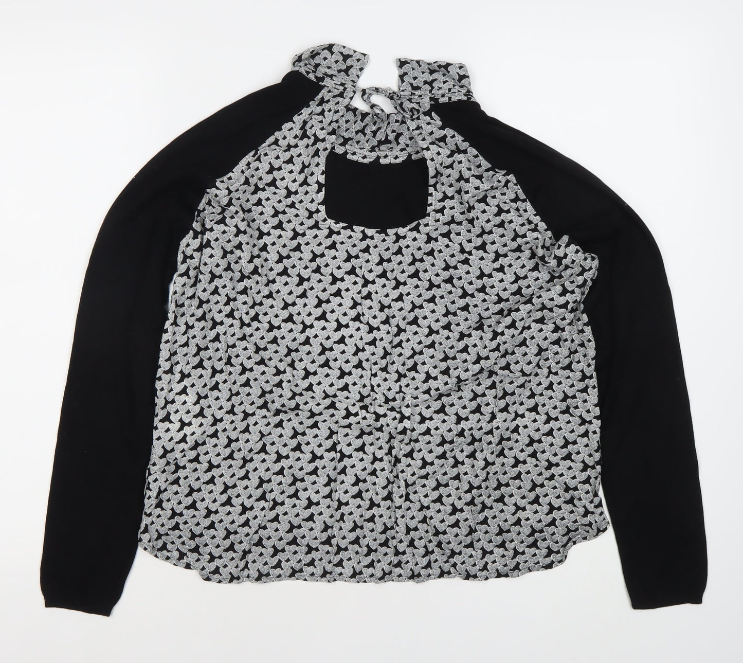 Womens UK Size L Kookai Black Basic Blouse