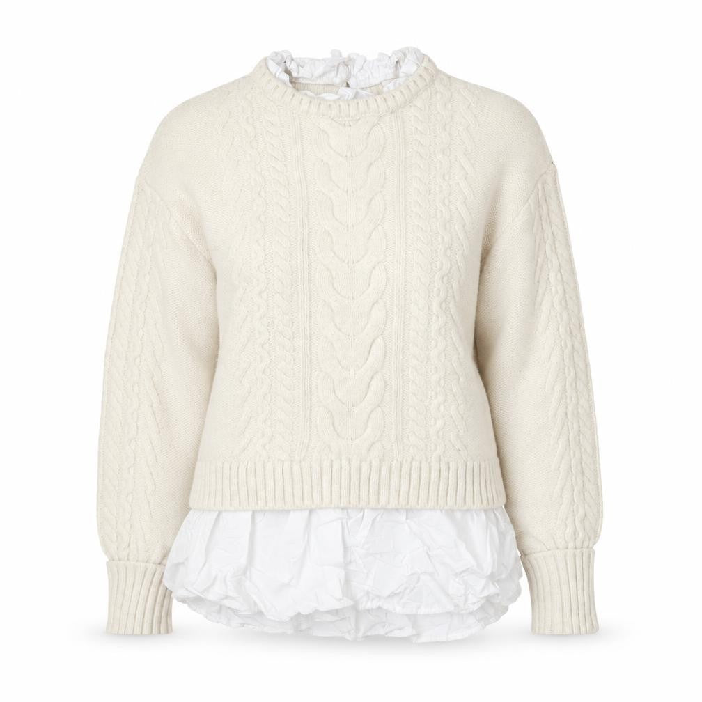 Womens UK Size 8 River Island Ivory Pullover Jumper