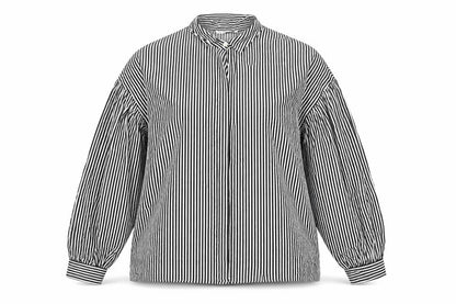 Womens UK Size M Pull&Bear Black Basic Button-Up