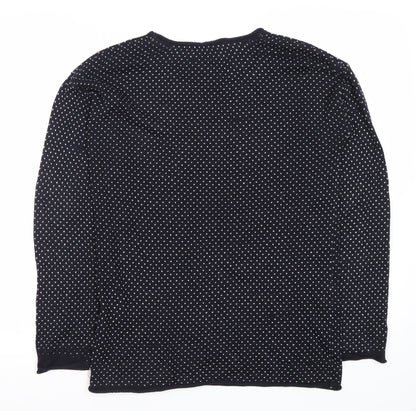 Womens UK Size 8 H&M Blue Pullover Jumper