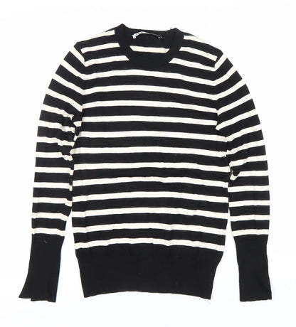 Womens UK Size M Zara Black Pullover Jumper