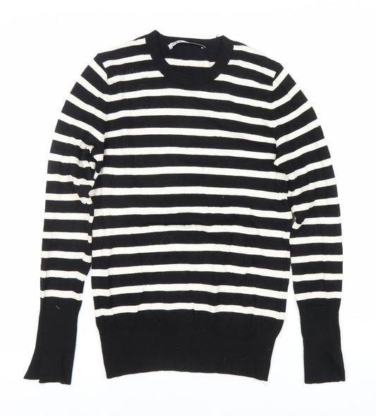 Womens UK Size M Zara Black Pullover Jumper