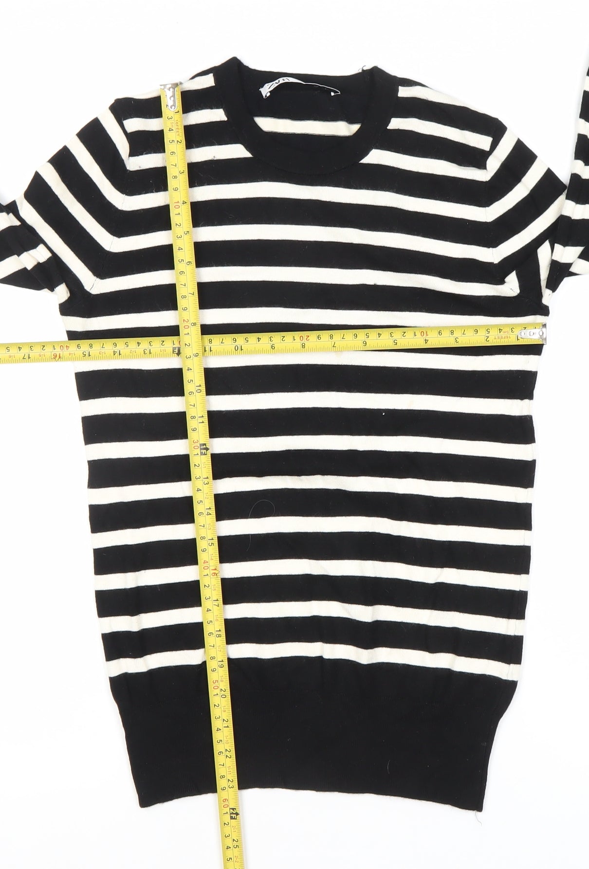 Womens UK Size M Zara Black Pullover Jumper