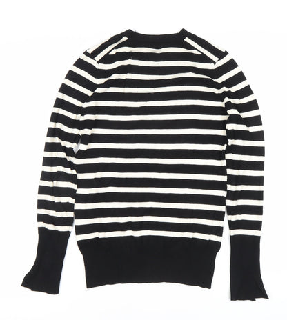 Womens UK Size M Zara Black Pullover Jumper