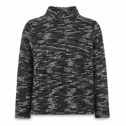 Baukjen Womens Black Mock Neck Pullover Jumper Size M Knit Long Sleeve