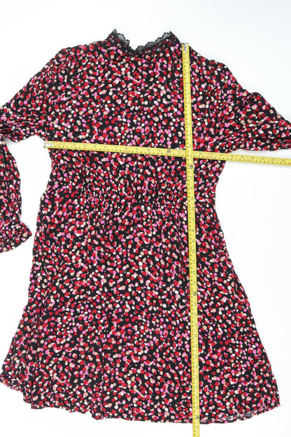 Monsoon Women’s Multicoloured Size 10 Fit & Flare Asymmetric Dress