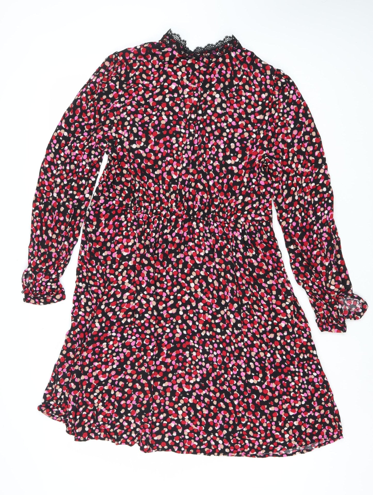 Monsoon Women’s Multicoloured Size 10 Fit & Flare Asymmetric Dress