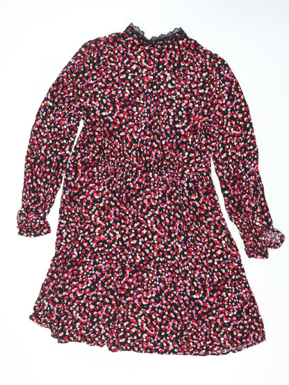 Monsoon Women’s Multicoloured Size 10 Fit & Flare Asymmetric Dress