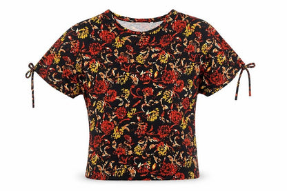 Womens UK Size S ISLE Essentials Multicoloured Basic T-Shirt