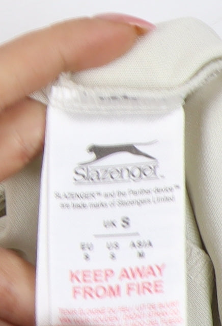 Slazenger Men’s Ivory S Jogger Trousers Polyester Sportswear