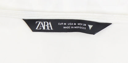 Womens UK Size 12 Zara White Camisole Camisole