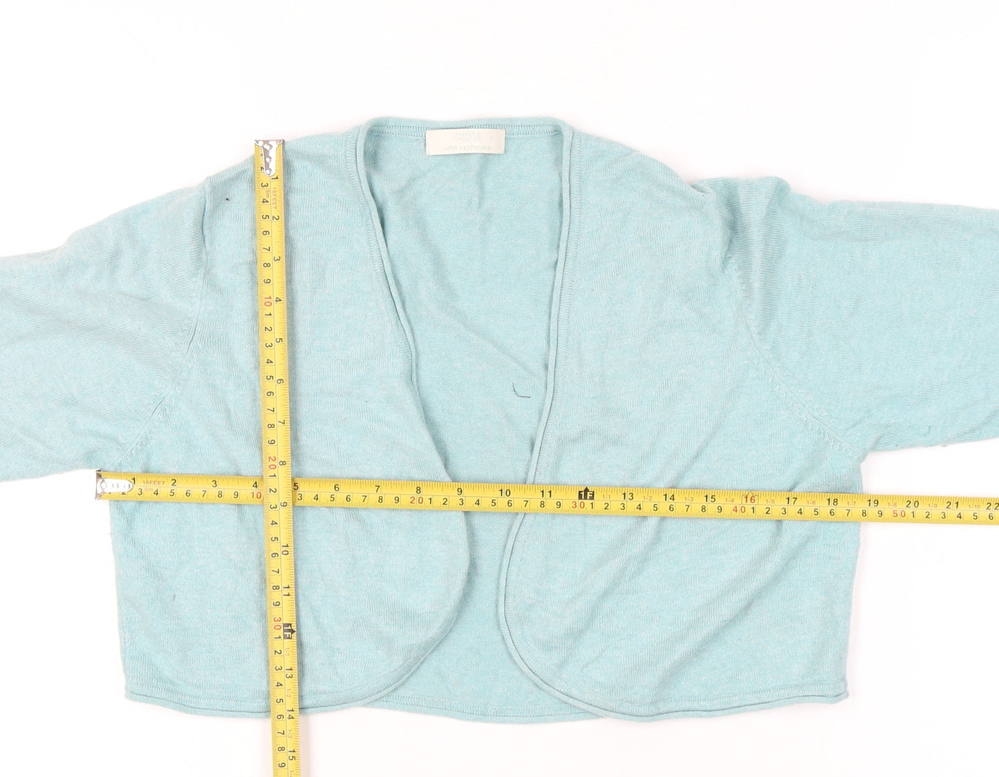 Womens UK Size 16 Marks and Spencer Blue Shrug Jumper