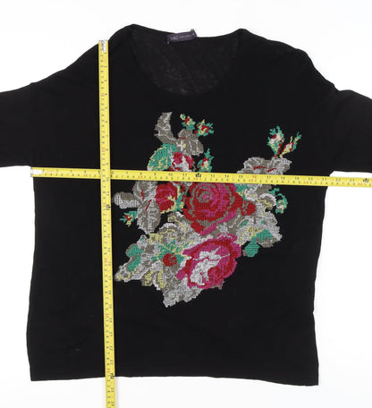 Womens UK Size 8 Marks and Spencer Black Pullover Jumper