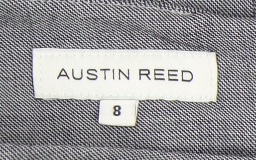 Austin Reed Women’s Grey Wool Blend Pencil Skirt Size 8 Knee Length Workwear