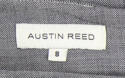 Austin Reed Women’s Grey Wool Blend Pencil Skirt Size 8 Knee Length Workwear