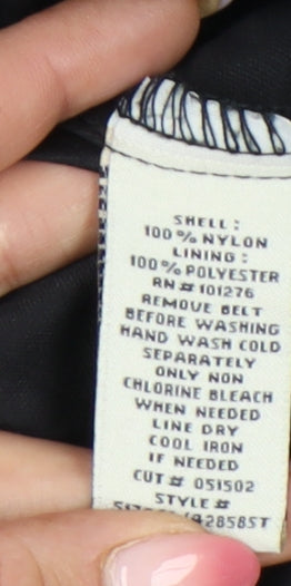 Beige by eci Women’s Black Lace Floral A-Line Dress Size 14