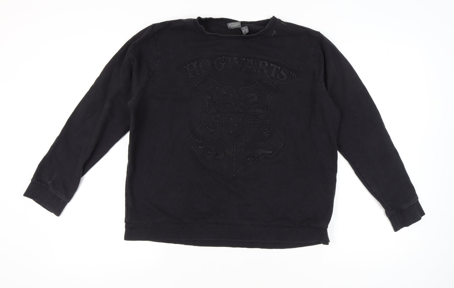 Womens UK Size XL Harry Potter Black Pullover Sweatshirt