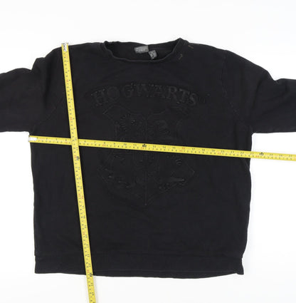 Womens UK Size XL Harry Potter Black Pullover Sweatshirt