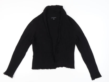 Banana Republic Women's Black Wool Angora Open Front Cardigan Size S
