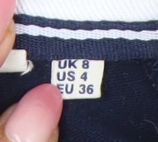 Superdry Women’s Blue Colourblock Collared Pullover Sweatshirt UK 8