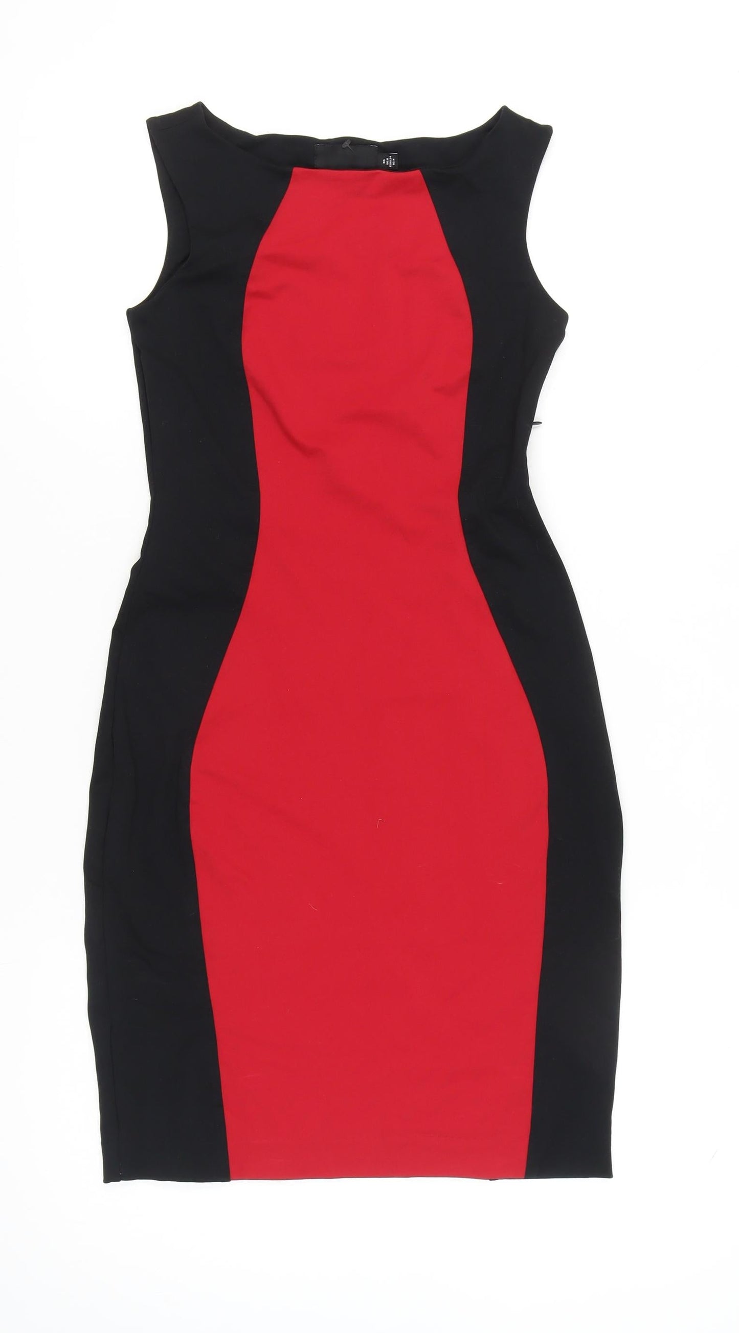 Cynthia Rowley Women’s Red & Black Bodycon Dress Size 8