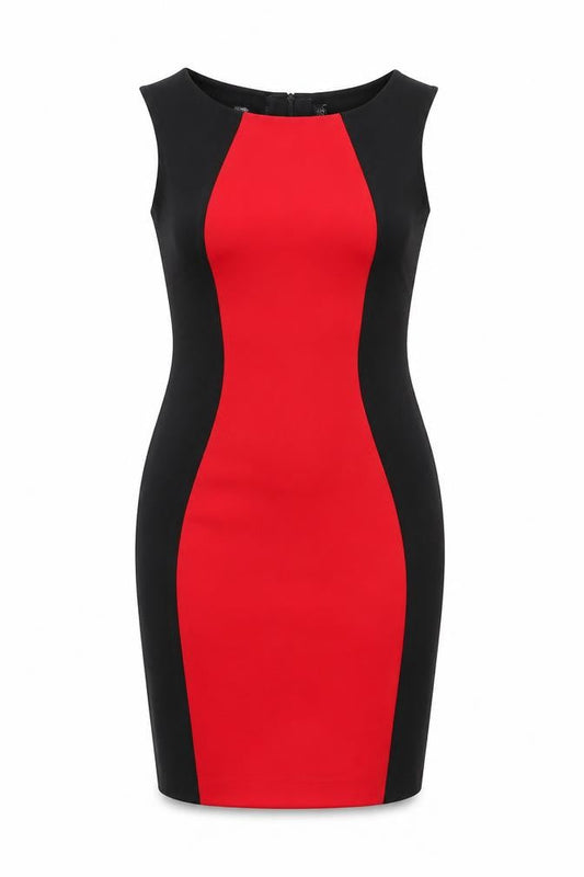 Cynthia Rowley Women’s Red & Black Bodycon Dress Size 8