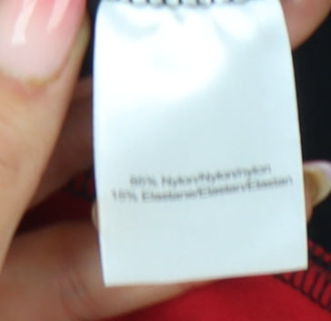 Cynthia Rowley Women’s Red & Black Bodycon Dress Size 8