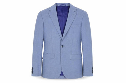 Mens UK Size 36 Moss London Regular Blue Suit Jacket