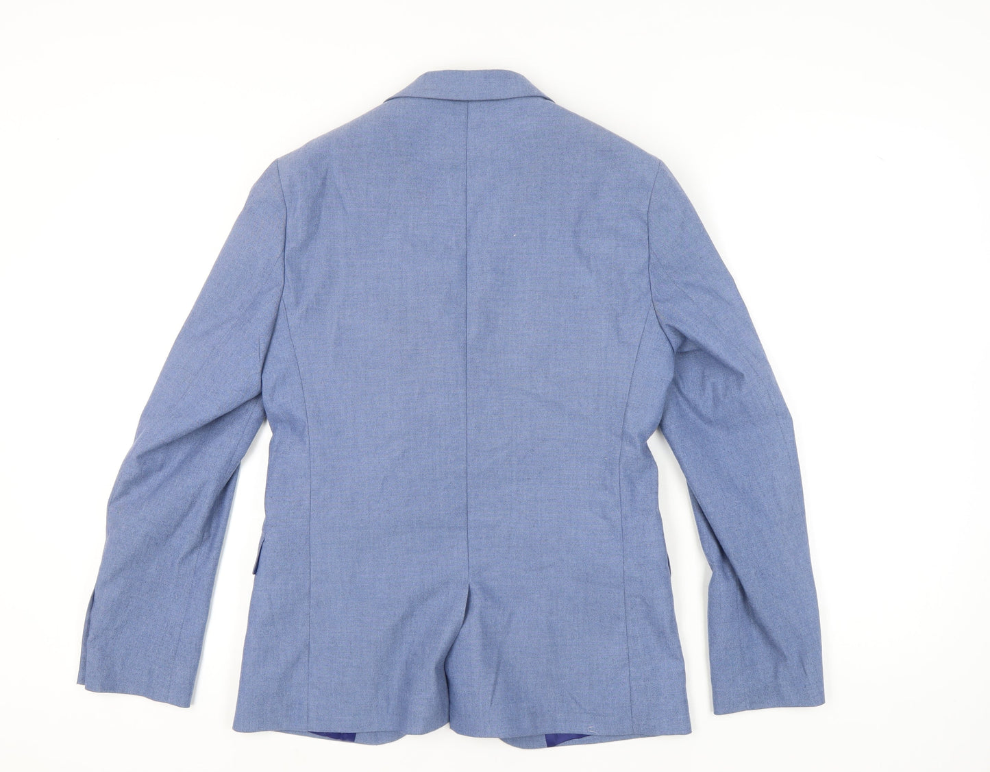 Mens UK Size 36 Moss London Regular Blue Suit Jacket