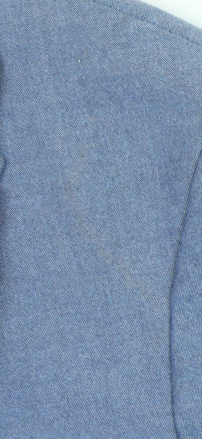 Mens UK Size 36 Moss London Regular Blue Suit Jacket