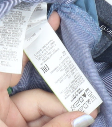 Blue Harbour Men's Blue Chino Trousers 30x31 Regular Fit Cotton Elastane