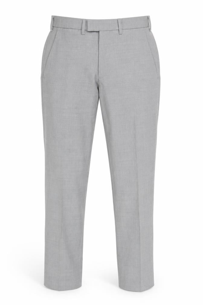 Mens UK Size M Marks and Spencer Regular Fit Dress Pants Grey Trousers