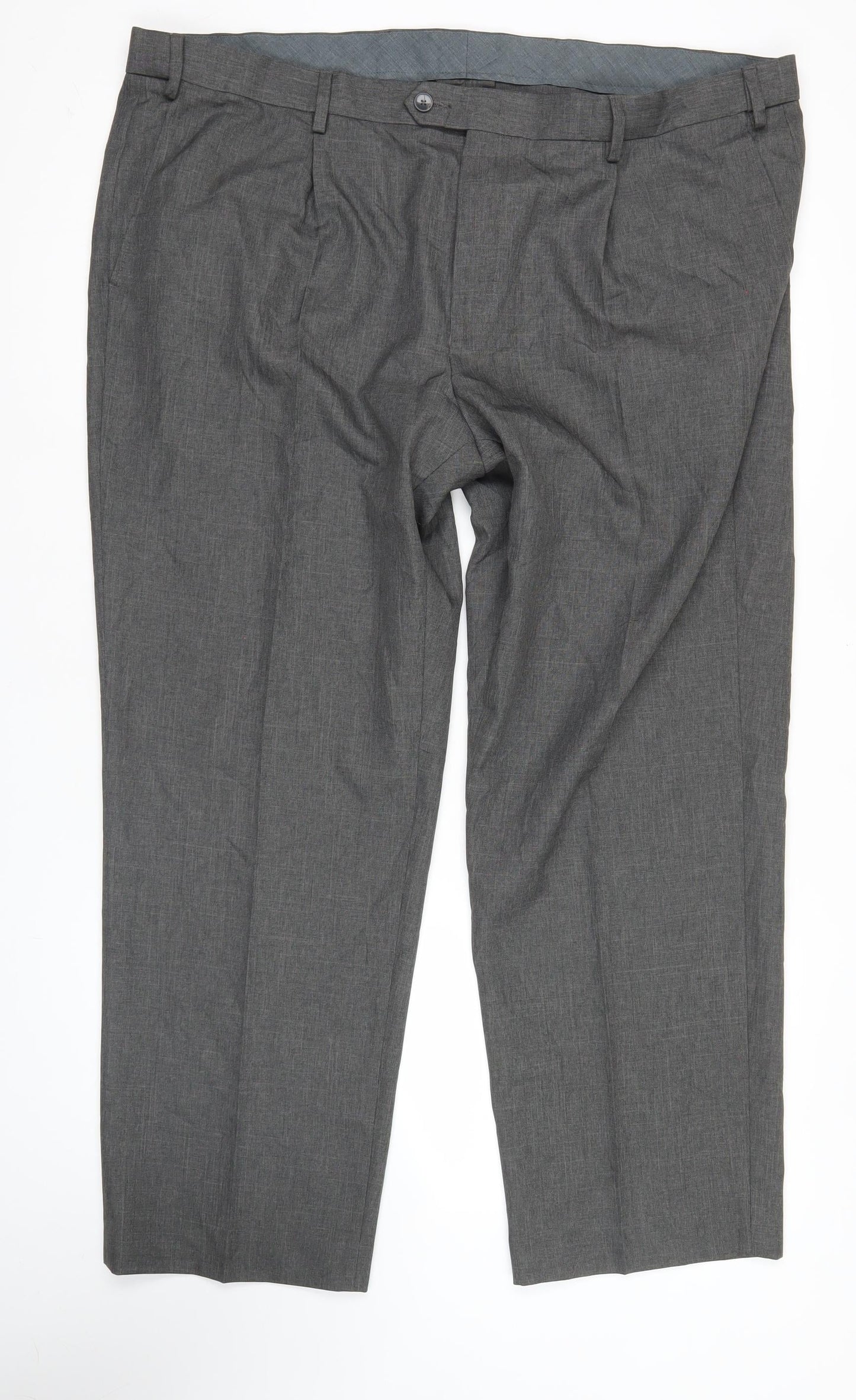 Womens UK Size 44 Marks and Spencer Regular Fit BusinessFormalWorkwear Grey Trou