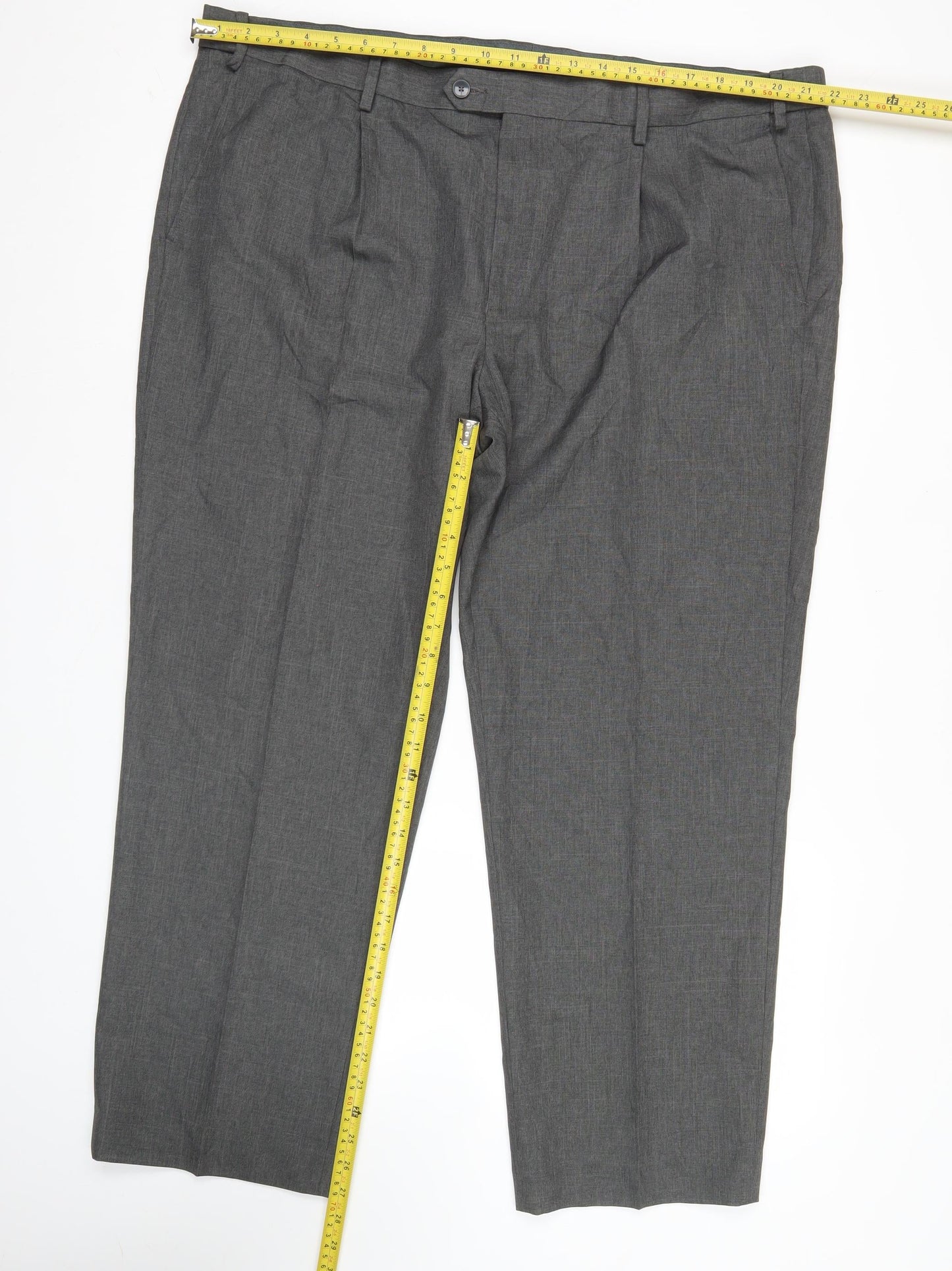 Womens UK Size 44 Marks and Spencer Regular Fit BusinessFormalWorkwear Grey Trou