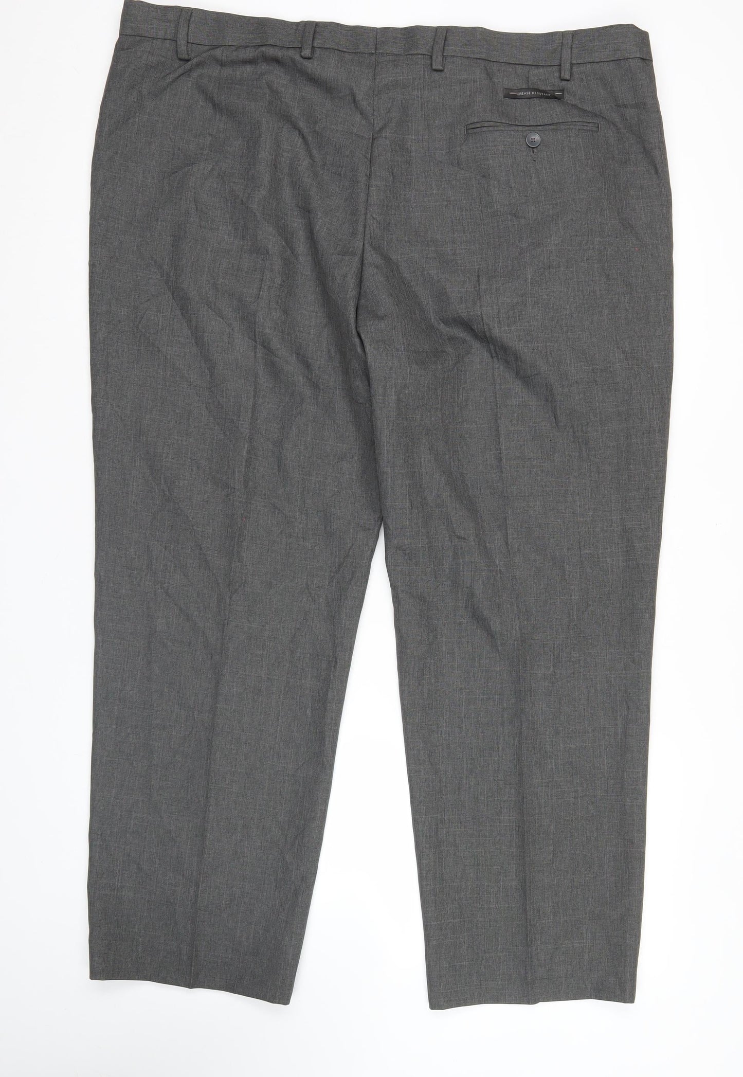 Womens UK Size 44 Marks and Spencer Regular Fit BusinessFormalWorkwear Grey Trou
