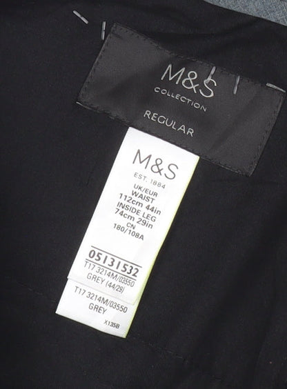 Womens UK Size 44 Marks and Spencer Regular Fit BusinessFormalWorkwear Grey Trou