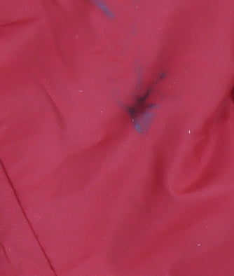 Nike Men's Red 2XL Windbreaker Jacket Hooded Full Zip Lightweight Sports