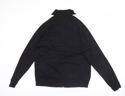 Puma Men's Black Track Jacket L Regular Fit Full Zip Sportswear
