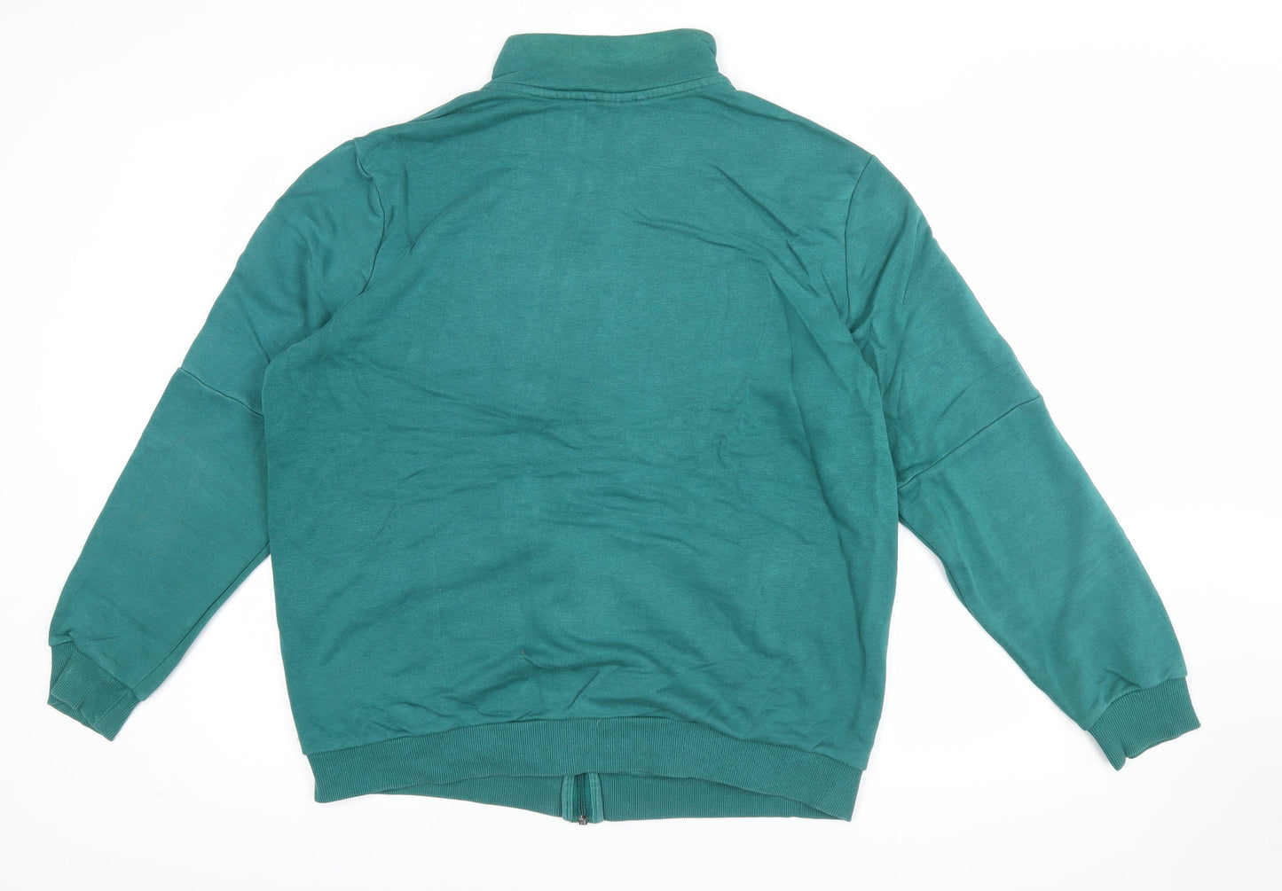 Puma Men's Green L Track Jacket Full Zip Lightweight Sportswear