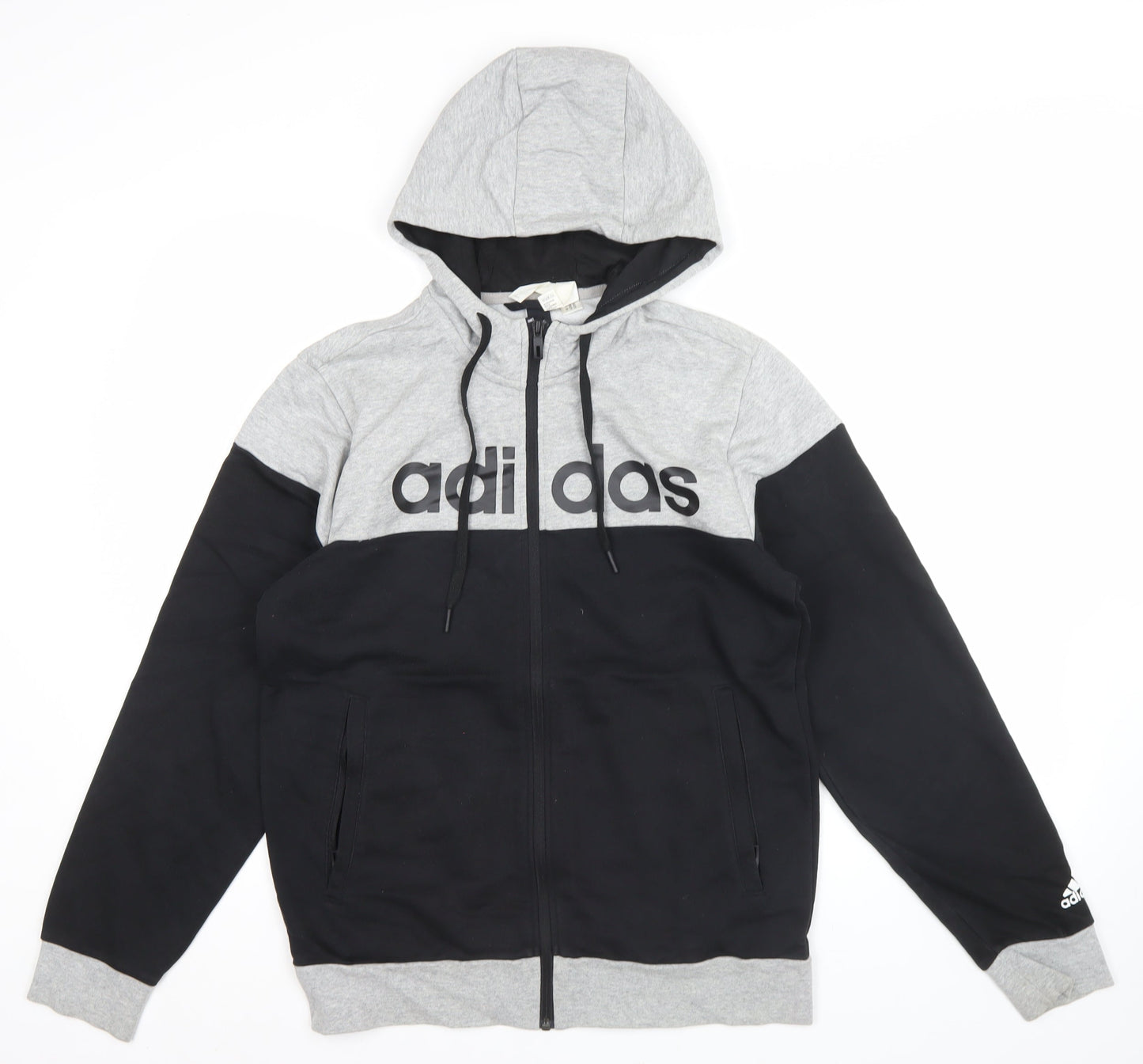 Mens UK Size M adidas Multicoloured Full Zip Hoodie