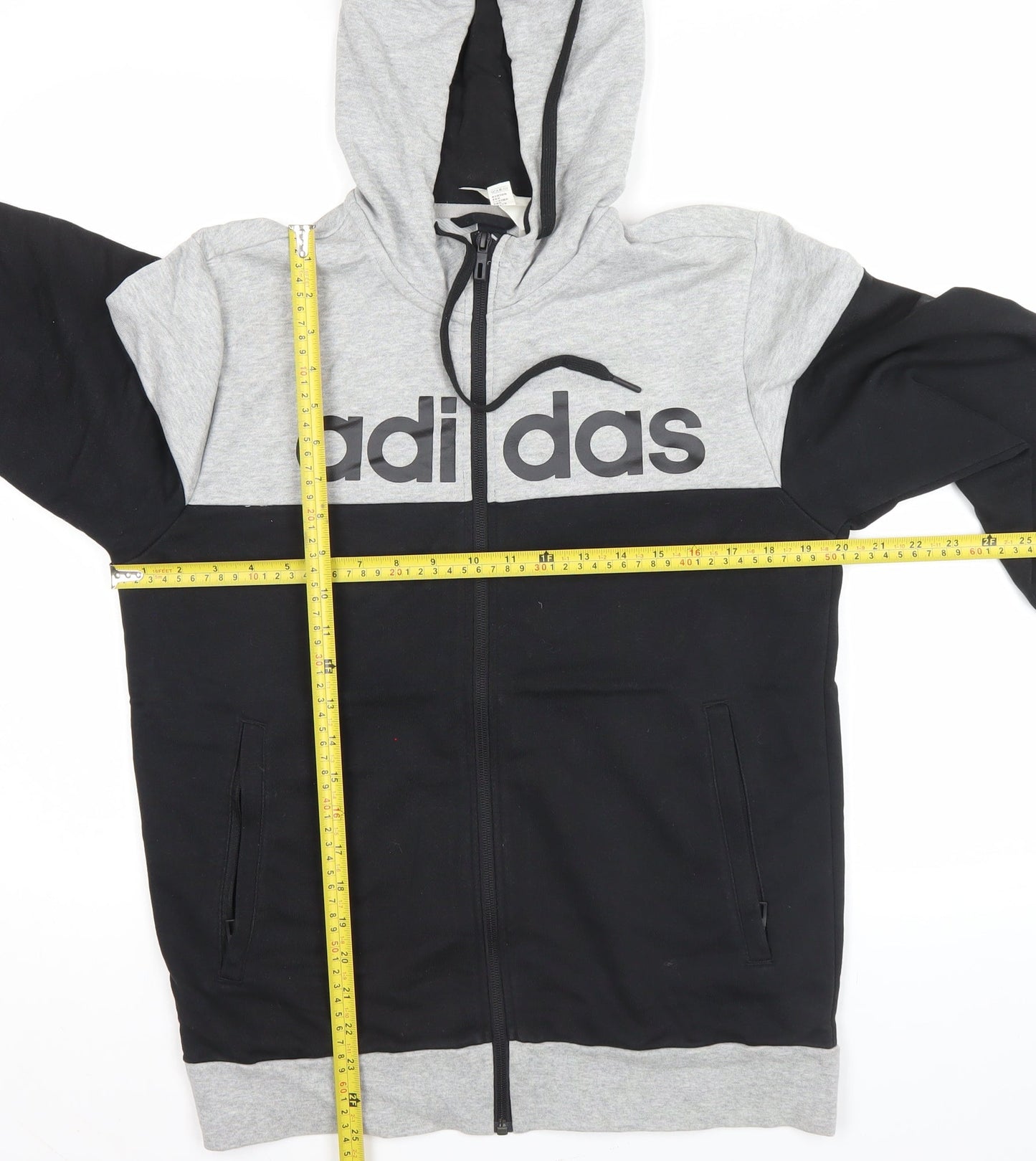 Mens UK Size M adidas Multicoloured Full Zip Hoodie
