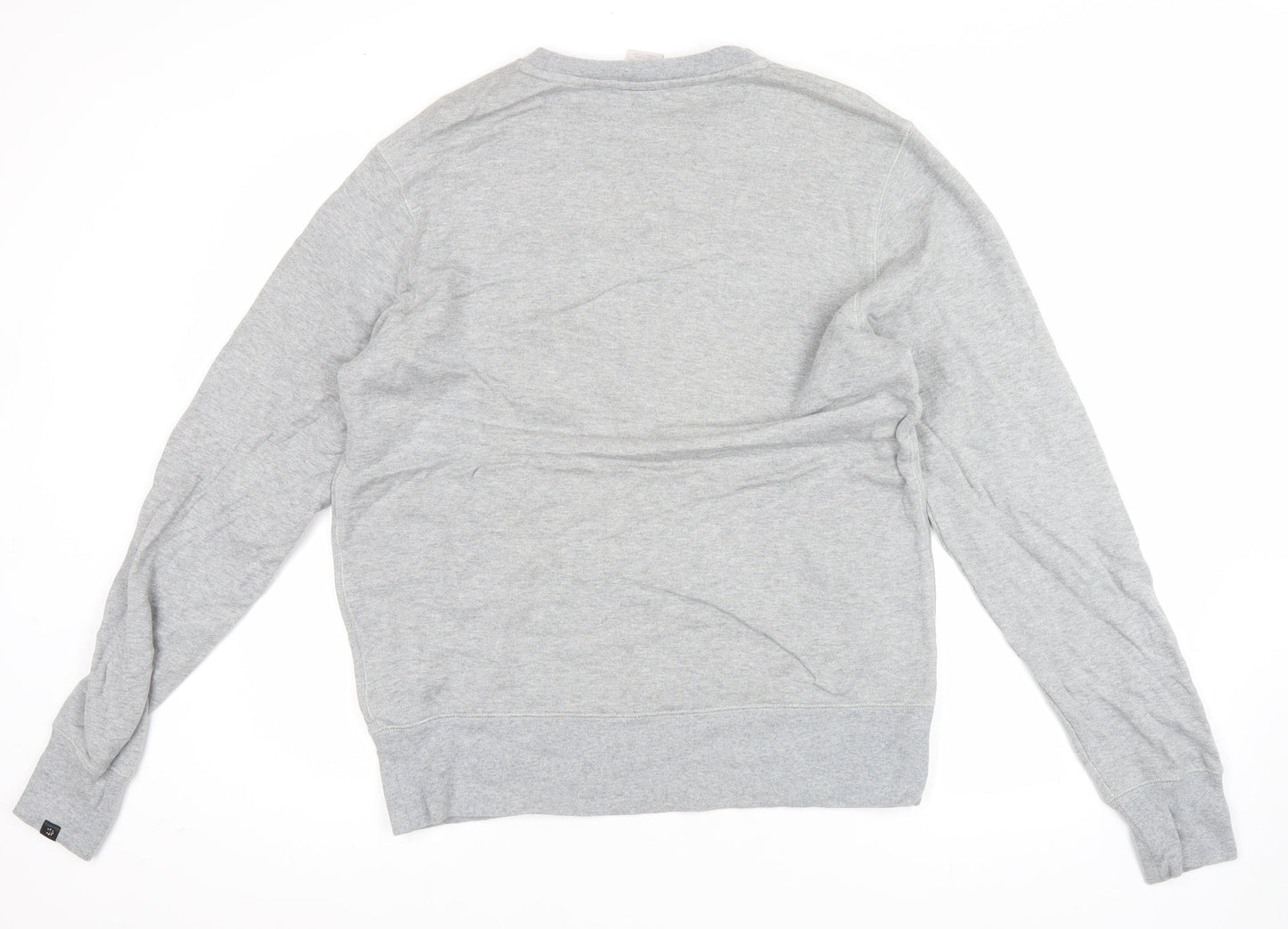 Mens UK Size L Nike Grey Pullover Sweatshirt